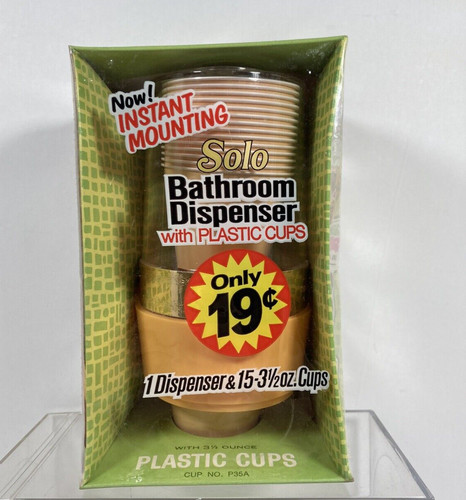 Vintage solo cup bathroom - vintage,