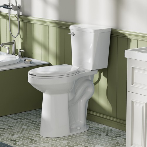 Tall two piece toilet for - piece,