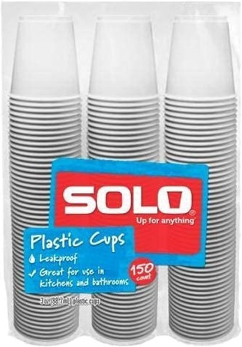 Solo bathroom cups 150 count - solo, 150-count