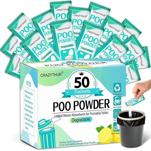 Portable toilet gel - toilet, powder