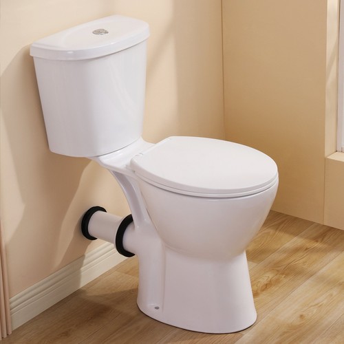 19inch high rear outlet toilet - high,