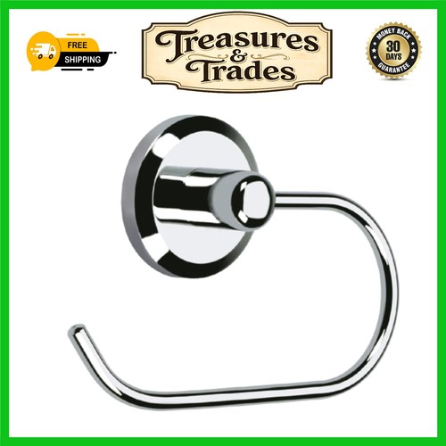 Polished chrome curved toilet - polished,