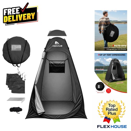 Effortless setup shower tent - setup,