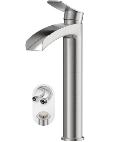 Grifo baño alto - , níquel