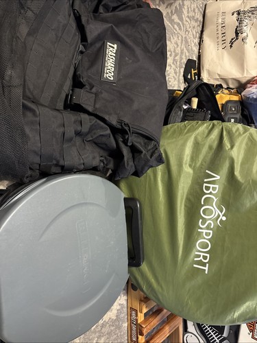 Portable camping toilet - camping, and